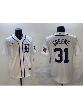 Mens Youths Optional For Riley Greene White Stitched Jersey